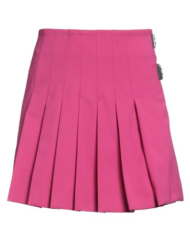 Moschino Jeans Woman Mini Skirt Mauve Size 6 Polyester, Wool, Elastane In Purple