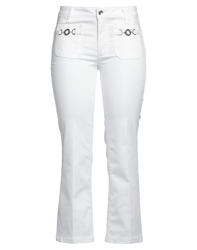 Liu •jo Woman Pants White Size 32 Cotton, Polyester, Elastane In White
