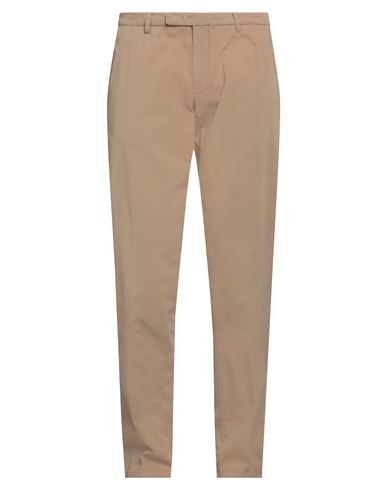 Boglioli Man Pants Khaki Size 40 Cotton, Elastane In Beige