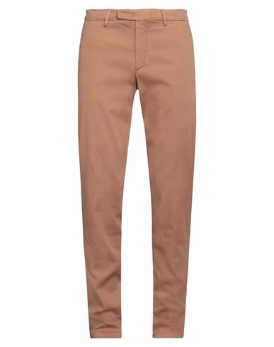 Boglioli Man Pants Camel Size 38 Cotton, Polyamide In Beige
