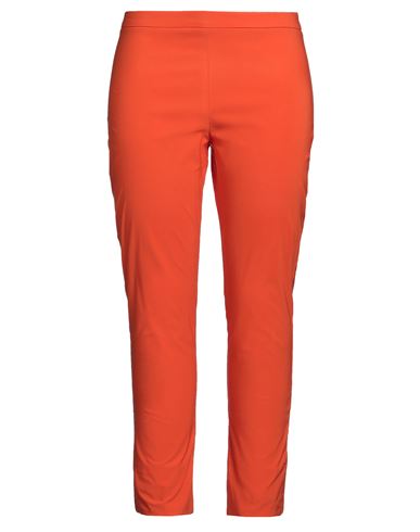 Caractere Caractère Woman Pants Orange Size 14 Viscose, Polyamide, Elastane In Orange