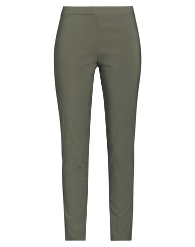 Caractere Caractère Woman Pants Military Green Size 12 Viscose, Polyamide, Elastane In Green