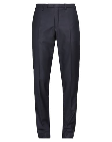 Boglioli Man Pants Navy Size 42 Virgin Wool, Elastane In Navy