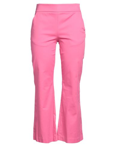 Caractere Caractère Woman Pants Pink Size 8 Cotton, Elastane In Pink