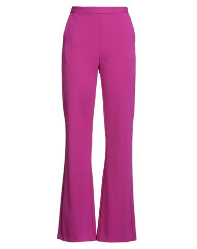 IMPERIAL IMPERIAL WOMAN PANTS MAGENTA SIZE M POLYESTER, ELASTANE 