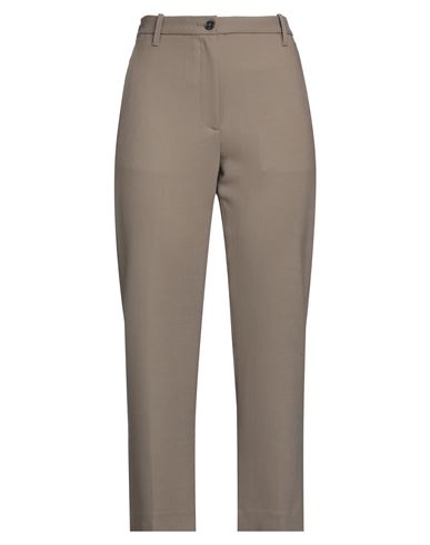 Nine In The Morning Woman Pants Taupe Size 29 Virgin Wool, Elastane In Grey