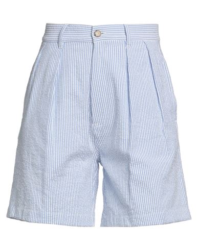 DENIMIST DENIMIST WOMAN SHORTS & BERMUDA SHORTS LIGHT BLUE SIZE XXS POLYESTER, COTTON 