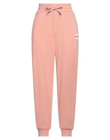 Armani Exchange Woman Pants Salmon Pink Size L Cotton, Polyester, Elastomultiester, Elastane In Salmon Pink
