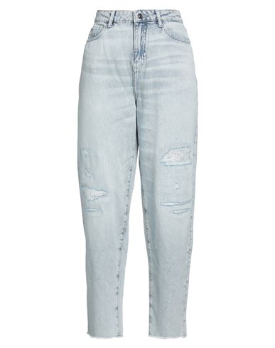 Armani Exchange Woman Jeans Blue Size 31 Cotton In Blue