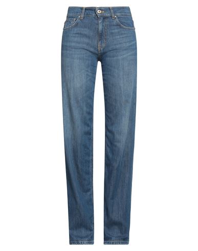 Kocca Woman Jeans Blue Size 26 Cotton, Lyocell In Blue