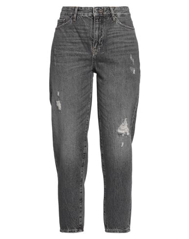 Armani Exchange Woman Jeans Charcoal Size 32 Cotton In Grey