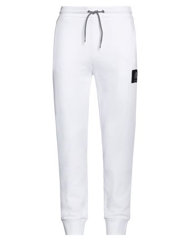 Armani Exchange Man Pants White Size L Cotton In White