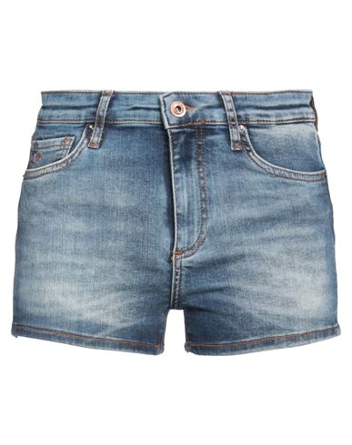 Armani Exchange Woman Denim Shorts Blue Size 32 Cotton, Polyester, Elastane In Blue
