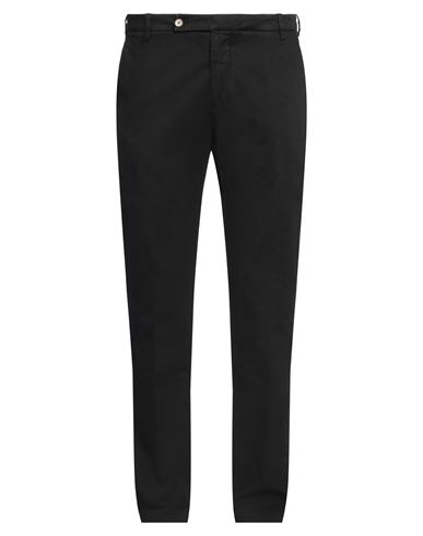 ENTRE AMIS ENTRE AMIS MAN PANTS BLACK SIZE 40 COTTON, ELASTANE 