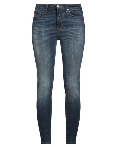 Armani Exchange Woman Jeans Blue Size 30 Cotton, Polyester, Elastane In Blue