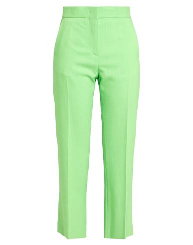 Msgm Woman Pants Green Size 2 Viscose, Polyester, Elastane In Green