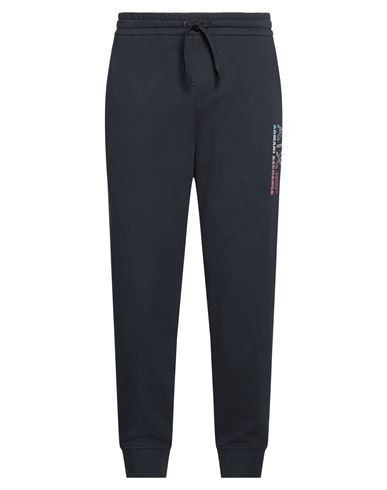 Armani Exchange Man Pants Midnight Blue Size L Cotton In Blue