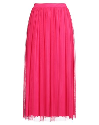 Siste's Woman Maxi Skirt Fuchsia Size M Polyester, Elastane In Pink
