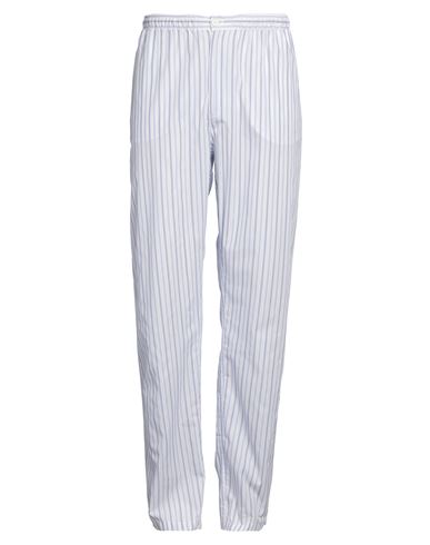 Soulland Blue & White Fadi Trousers In White