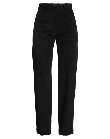 Momoní Woman Pants Black Size 8 Cotton, Modal, Elastane