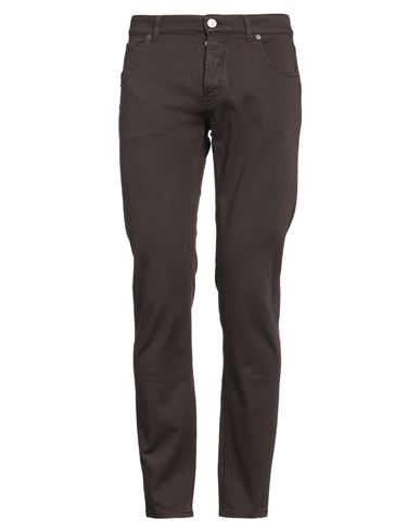 Pmds Premium Mood Denim Superior Man Jeans Chocolate Brown Size 34 Cotton, Elastane In Brown