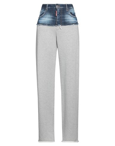 Dsquared2 Woman Pants Blue Size L Cotton, Elastane In Blue