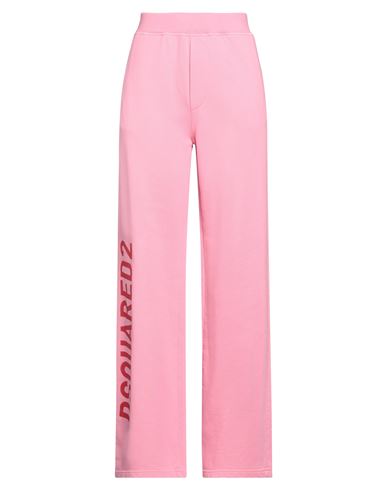 Dsquared2 Woman Pants Pink Size M Cotton In Pink