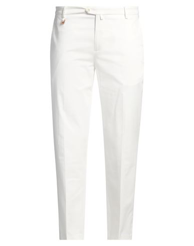 BARBATI BARBATI MAN PANTS OFF WHITE SIZE 38 COTTON, ELASTANE 