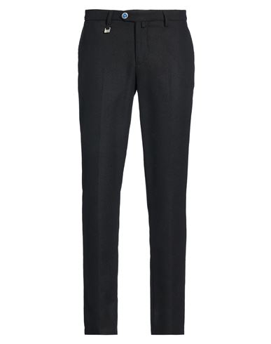 Barbati Man Pants Black Size 40 Polyester, Viscose, Wool In Black