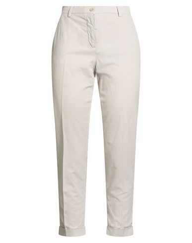 19.70 Nineteen Seventy Woman Pants Beige Size 4 Cotton, Linen, Elastane In Neutral
