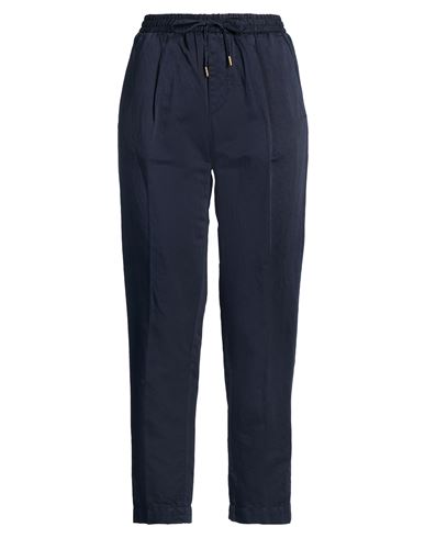 Briglia 1949 Woman Pants Midnight Blue Size 10 Linen, Cotton