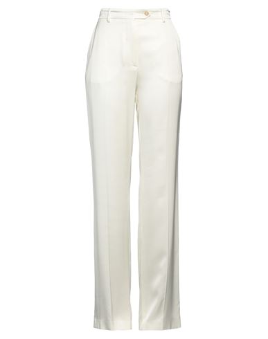 N°21 Woman Pants Cream Size 6 Viscose In White
