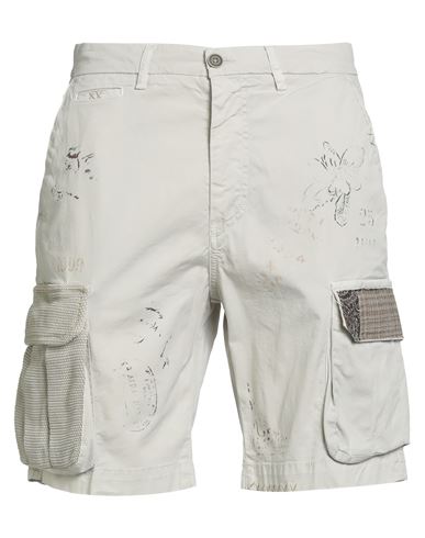Bob Man Shorts & Bermuda Shorts Light Grey Size 38 Cotton, Elastane In Neutral