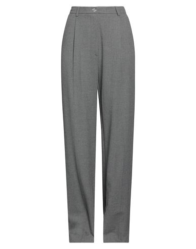 Ice Play Woman Pants Grey Size 4 Polyester, Viscose, Elastane In Gray