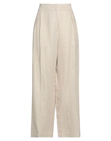 FAITHFULL FAITHFULL WOMAN PANTS SAND SIZE 8 LINEN 