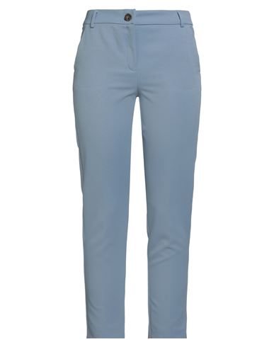 Emme By Marella Woman Pants Light Blue Size 4 Polyester, Elastane