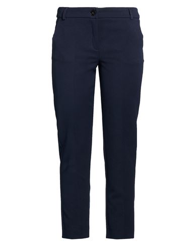 Emme By Marella Woman Pants Navy Size 10 Polyester, Elastane In Blue