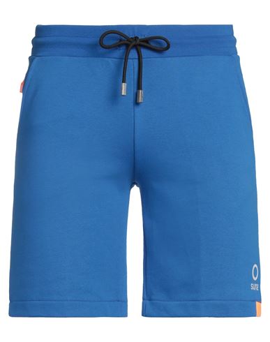 Suns Boards Man Shorts & Bermuda Shorts Bright Blue Size Xl Cotton, Polyester In Blue