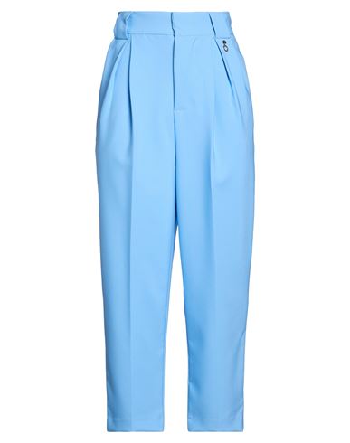 Relish Woman Pants Azure Size 6 Polyester, Elastane In Blue