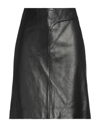 Jacquemus Woman Mini Skirt Black Size 8 Lambskin