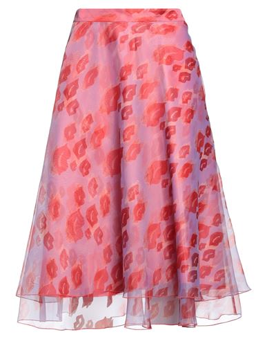 Elisabetta Franchi Woman Midi Skirt Lilac Size 8 Polyester