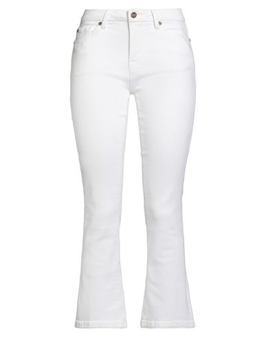 Silvian Heach Woman Jeans White Size 27 Cotton, Elastane In White