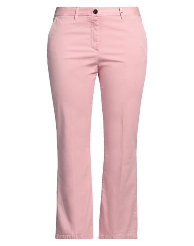 Myths Woman Pants Salmon Pink Size 4 Cotton, Elastane In Pink