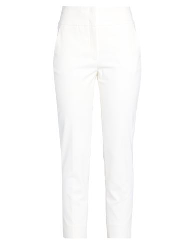 Peserico Woman Pants White Size 6 Cotton, Viscose, Elastane