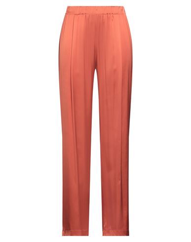 Maria Bellentani Woman Pants Rust Size 8 Viscose, Elastane