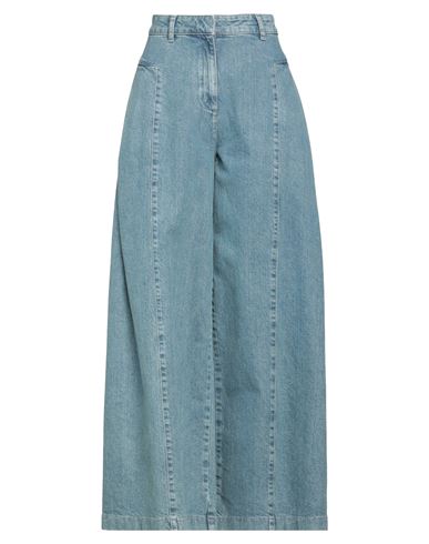 Remain Birger Christensen Woman Jeans Blue Size 10 Organic Cotton, Elastane In Blue