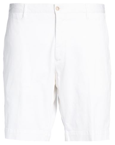 Fedeli Man Shorts & Bermuda Shorts White Size 44 Cotton, Elastane In White