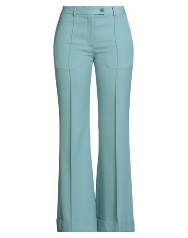 Acne Studios Woman Pants Turquoise Size 8 Polyester, Wool In Green