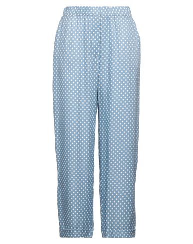 Peserico Woman Pants Azure Size 8 Viscose In Blue