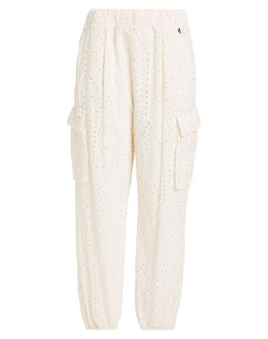 Dixie Woman Pants Ivory Size M Cotton In White